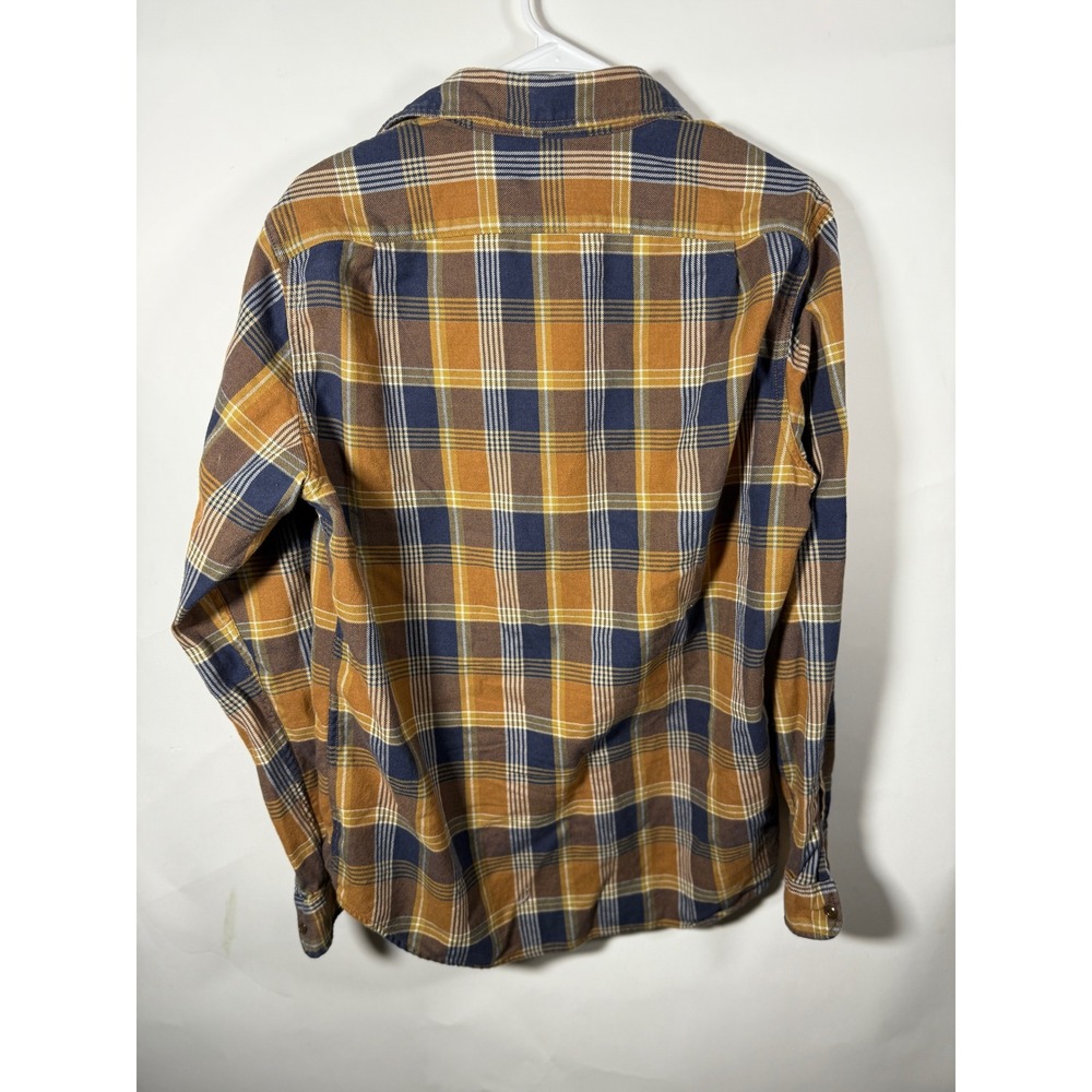 Wallace & Barnes Mens Classic Plaid Flannel Shirt Button Down Long Sleeve Size M - Picture 4 of 9